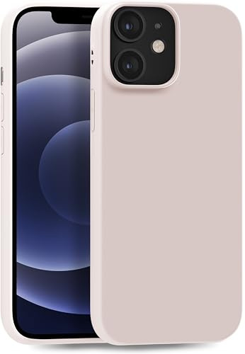 MyGadget Cover per iPhone 12 Mini - Custodia Protettiva in Silicone Morbido – Case TPU Flessibile - Protezione Antiurto & Antigraffio Rosa pallido