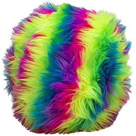 Schylling NeeDoh Dohzee Furry – Quetschkissen – Mikroperlen-Füllung – 20,3 cm Durchmesser – Farbe kann variieren (1 Stück)