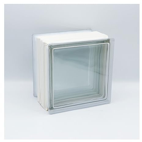 Fuchs Design THERMO BLOCK Plus, 3x brique de verre transparente, 19x19x13,5cm, isolation thermique: Ug 0,8