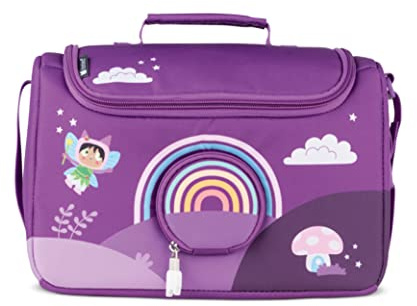 tonies HörSpiel-Transporter Hinter dem Regenbogen, Transporttasche für Mind. 6 Hörfiguren und Toniebox, mit Lautsprecheröffnung, 28 x 13 x 19 cm
