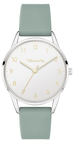 Tamaris Damenuhr - Damen Armbanduhr u.A. in Silber, Gold, Roségold, Schwarz, Blau, Rosa, Burgundy, Grün - Gehäuse rund & eckig auch mit Blumen-Motiven, Wasserfest