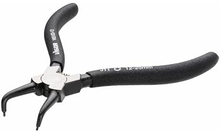 Vigor V6510D-12 - Alicates para anillos de seguridad, forma de punta (detalles), ángulo de 90°