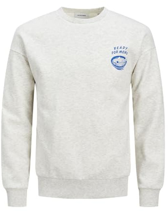 JACK & JONES Jjcharge Printed Sweat Crew Neck