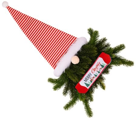 Garneck Weihnachtlicher Türhänger Mit Kunst-piniennadeln Und GNOME-Dekoration Festliche Und Türdekoration Für Weihnachten Neujahr Und Besondere Anlässe Langlebig Und Farbenfroh
