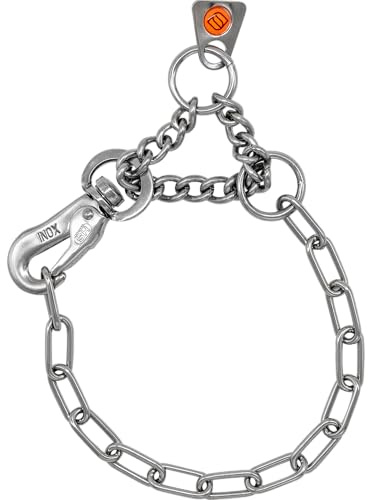 Herm. Sprenger Hundehalskette – Verstellbar, Edelstahl rostfrei, 2,0 mm, mit Sprenger-Haken & Durchzugskette – sicher & sanft für Training & Alltag (36 cm)