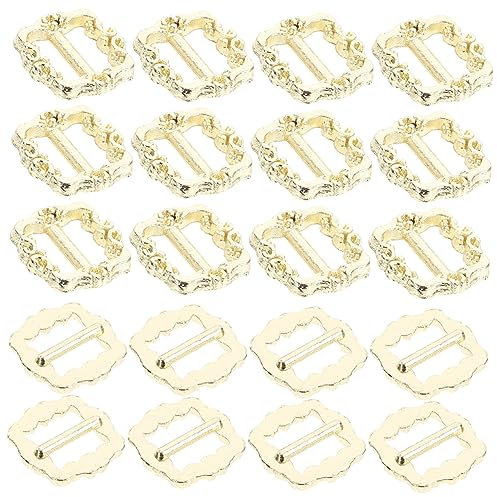 BESPORTBLE 100 Stück Kleiner Schnallenverschluss Metall 3mm Dreifach Verstellbarer Puppenschuhverschluss Selbstgemacht Bastelset Für Puppenkleidung Und Gürtel