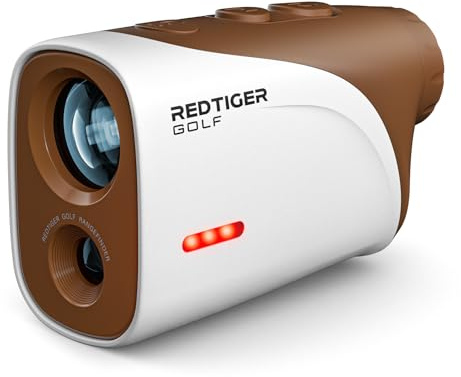 REDTIGER Mini 1200-Yard Golf Range Finder with Slope & Pin-Lock Vibration
