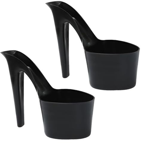Planter Pots - High Heel Shaped Flower Pot | Lady Shoe Style Floral Planter | Indoor Plants For Desk, Yard, Patio, Garden | Unique Desktop Decoration For Home Or Office
