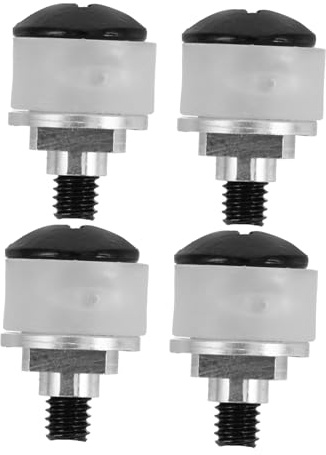 GARVALON Hockey Helmet Visor Replacement Hardware Kit Screws Washers Cylindrical Rings Impact-resistant for Ice Roller Hockey Fit Easy Installation Maintenance