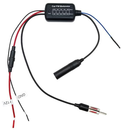 Sylen Modulatore FM per auto, trasmettitore Bluetooth 5.0, 12 V, adattatore radio con cavo