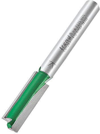 Trend CraftPro Fraise Droite à Deux Flûtes, Queue de 1/4 Pouce, Diamètre de Coupe 8mm & Longueur de Coupe 25mm, Plaqué Carbure de Tungstène, C012AX1/4TC