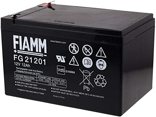 FIAMM Batteria ricaricabile da cambio per impianti solari ponte elevatore macchine da pulizia illuminazione di emergenza allarme 12V 12Ah