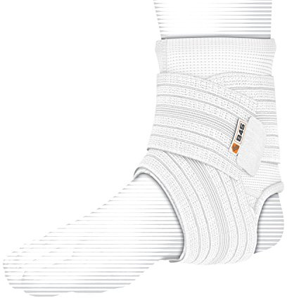 Shock Doctor 845 Knöchelbandage mit Kompressionsgürtel, schwarz/grau, L