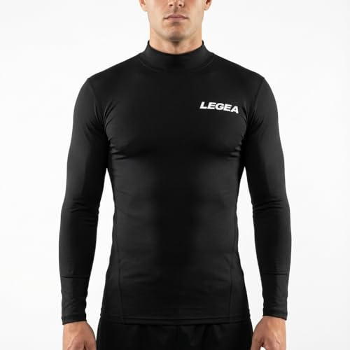 Legea Body 6 Dynamic Maillot de corps manches longues col montant Homme Noir FR : M (Taille Fabricant : M)