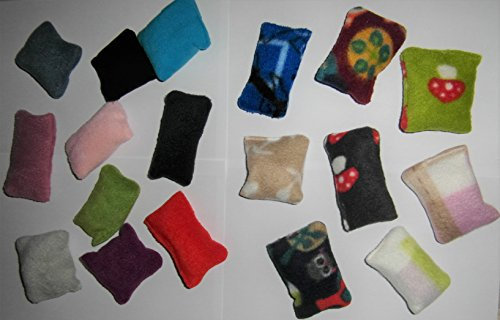 Kreativwerkstatt Katzenminzekissen Baldriankissen für Katzen Katzenkissen Katzenspielzeug mit Baldrian/Katzenminze 2er Set