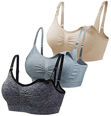 Bllatta Soutien-Gorge de Maternite d'allaitement pour/Sommeil Soutien-Gorge Femme