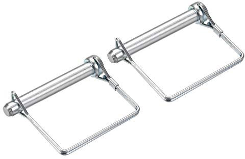 sourcing map 2Stk. Welle quadratischer Einsteckstift Kupplung Stifte für Bauernhof Anhänger Wagen Rasen Garten 10mm x 70mm