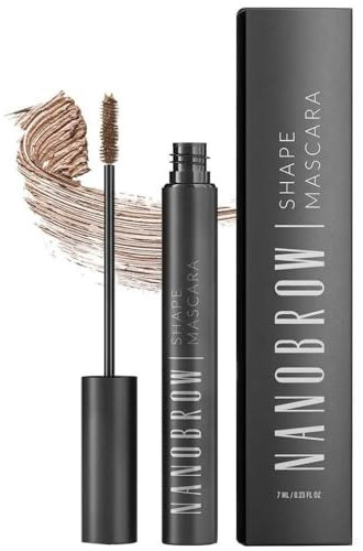 Mascara Per Sopracciglia Nanobrow Shape Mascara - Definizione perfetta, styling delle sopracciglia facile (Light Brown)