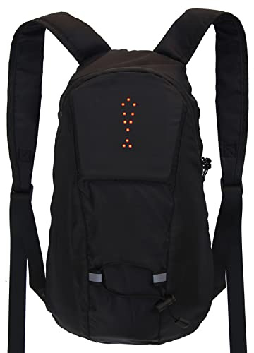 Rianpesn Sac à vélo | Sac à Dos d'avertissement réfléchissant télécommandé - Accessoire Sac vélo Voyage randonnée étanche pour Hommes et Femmes