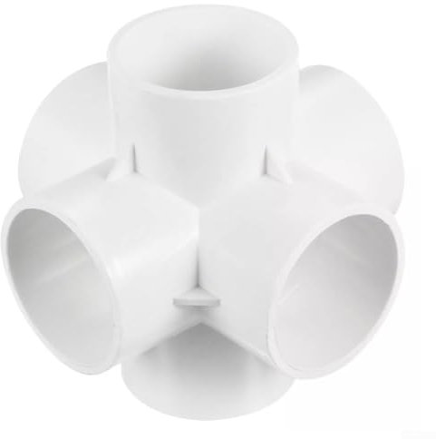 Raccordo per tubi in PVC, diametro interno 50 mm, per collegare tubazioni dell'acqua in piscina, drenaggio domestico