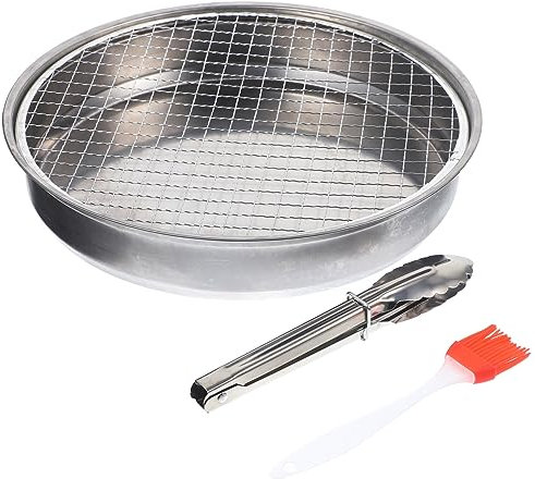 Parliky Parrilla Desechable Para Barbacoa Rejilla Portátil Exterior Mini Parrilla Inoxidable Juego De Para Camping y Excursiones