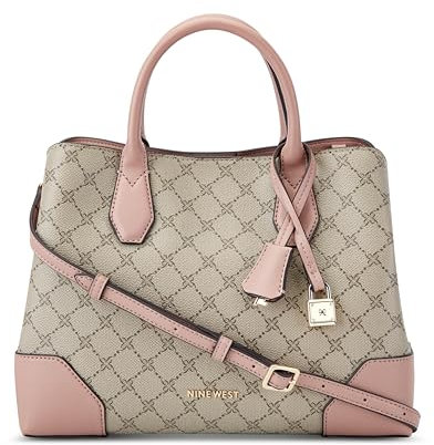 Nine West Brooklyn Umhängetasche, Beige Logo Dusk