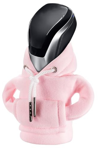 QAWSEDRF Auto Copertura Cambio per Suzuki SX4 2007-2018,Felpa velocità Cappuccio Copricambio Creativa Decorazione D'interni Accessori,A7-Pink