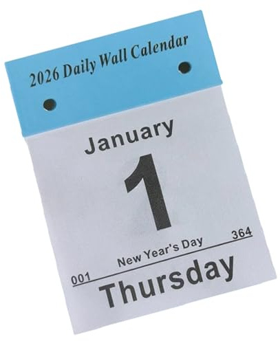 2026 Daily Inspiration Abreißkalender mit Freundlichem Papier für Büro Zuhause Schreibtischdekorationen Nachhaltiger Schreibtischkalender Abreißterminplaner