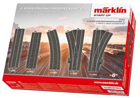 Märklin Start up 24902 - C-Gleis-Ergänzungspackung C2, Modelleisenbahn Spur H0
