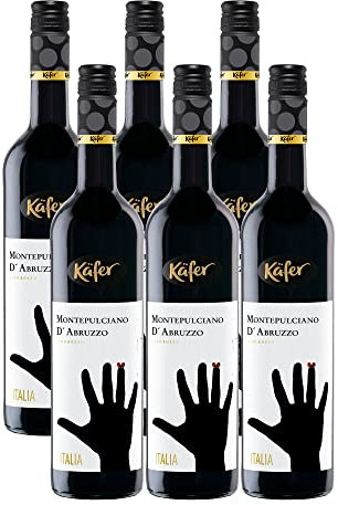Feinkost Käfer Montepulciano d' Abruzzo DOC Italien (6 x 0.75 l)