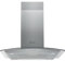 Indesit 60cm Curved Glass Chimney Cooker Hood - Stainless Steel