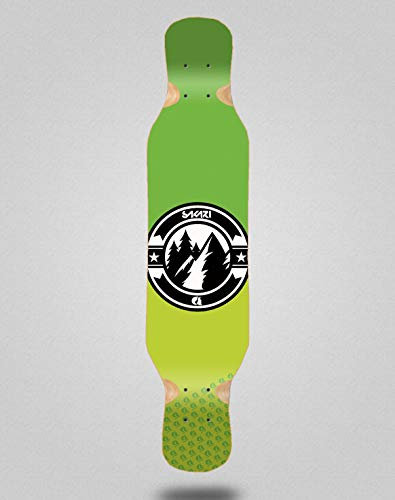Skate Skateboard Longboard Deck 46x10 Sakari Downhill Juice Green