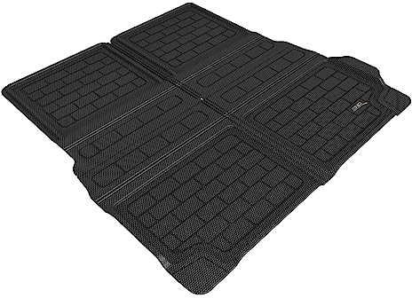 3D MAXpider Custom Fit Behind 2nd Row Kagu Cross Fold Cargo Liner (Black) Compatible with BMW X7 (G07) 2019-2026 - Cargo Liner