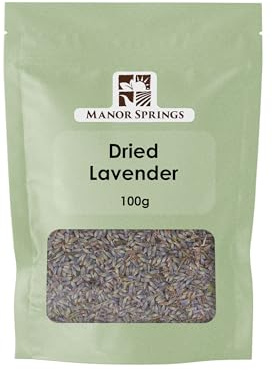 Dried Lavender Flowers 100g by Manor Springs