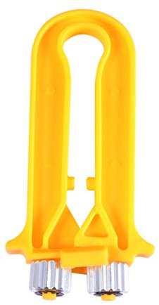 Uonlytech Kunststoff Metall Drahtspanner Für Bienenstock Crimpen Orange Imkerei Werkzeug Bienenzucht-rahmendraht-Tool