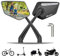REEZER Fahrradspiegel (rechts+links) mit extra großer Spiegelfläche - 360° verstellbarer Fahrrad Spiegel für E-Bike & E-Scooter Lenker - Rückspiegel kompatibel mit allen Modellen - PAAR