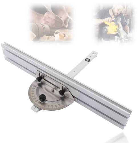 Jauge d'onglet de scie à table jauge à mitre système de verrouillage d'onglet, système de clôture, pratique, léger, en alliage d'aluminium de haute précision Accessori per seghe da