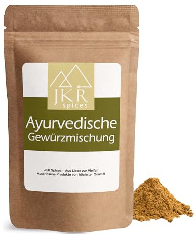JKR Spices Ayurvedische Mischung 450g, Gewürzmischung aus Kreuzkümmel, Koriander, Kurkuma und Muskatnuss für Curry, Linsen, Reisgerichte und Dips