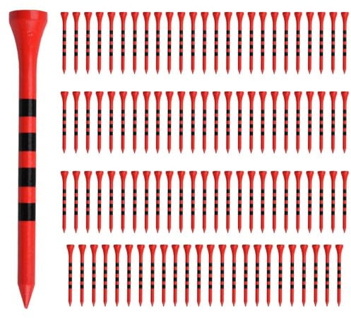 Generisch -Golf-Tees – 100 Stück Hohe Golf- -Tees | 2,75 Zoll Lange Golf-Tees | Golf-Tee Mit Markierungen | Innovative Professionelle Golf-Tees | Golfzubehör Für Das Golftraining, Den Golfwettbewerb