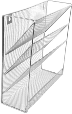 EXCEART Wandmontierter Dokumentenhalter Vielseitiger Datei-organizer Für Büro Und Zuhause Stufiges Design Für Effiziente Aufbewahrung Von Unterlagen Zeitschriften Und Broschüren
