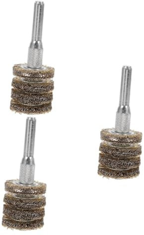 ULTECHNOVO 3pcs Wire Brush Drill Sanding Attachment Electric Wire Brush for Polishing and Cleaning