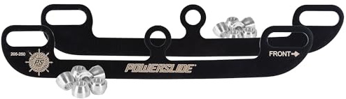 Powerslide Sabres 3 Ice Blade Black – Schwarze Edelstahl-Eiskufe für 3-Wheel Inline Skates, robuste Bauweise und perfekte Passform für präzises Eislaufen – Damen & Herren