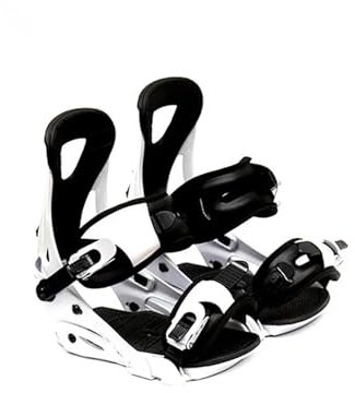HWJFDC Fijaciones Snowboard Fijaciones de Snowboard duraderas y Ajustables, fijador de Zapatos de esquí for Snowboard, Fijaciones de Snowboard, retenedor de Snowboard(L)