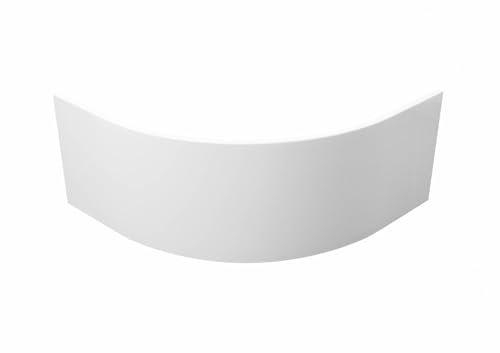 Sellon24® Grembiule acrilico alto 37,5 cm per piatti doccia piatto piatto doccia cerchio R55 80 x 80 cm rotondo bianco