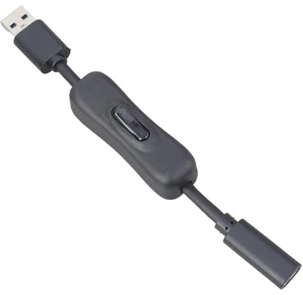 Cavo di prolunga USB USB3.0 maschio a tipo C femmina cavo di estensione con interruttori per stampante tastiera drive USB tipo C interruttori di alimentazione estensione per PC