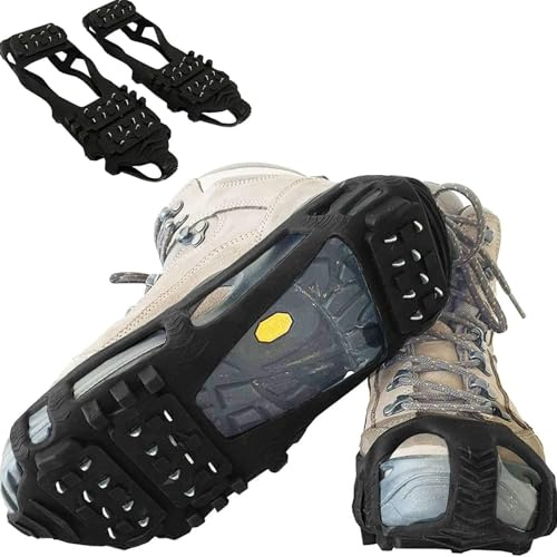 Limm Crampons Ice Traction Cleats XLarge - Lightweight Snow Cleats for Walking on Snow & Ice - Anti Slip Shoe Grips Quickly & Easily Over Footwear - Portable Ice Grippers for Shoes & Boots