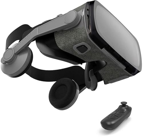 VR Brille, Virtual Reality Headset, 3D Handy Brille 110° FOV HD Anti-Blau Linsen, 3D VR Glasses, Unterstützt 4,7–7,2 Zoll Smartphones, Kinder und Familie(B)