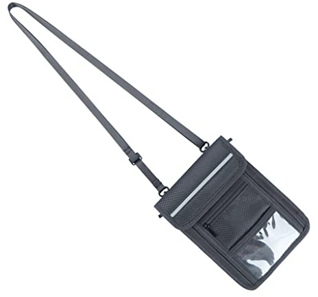 Custodia da viaggio per passaporto, impermeabile, per denaro, carte di credito, telefoni cellulari, passaporto, per uomo e donna