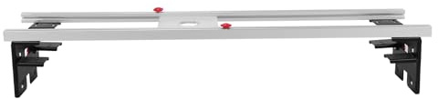 Generic 48-Inch Trimming Planing Machine Reinforced Rails Board Flattening Fixture 3-Axis Height Adjustment Wood Slabs Flattening Jigs Mill for Home Improvement Projects