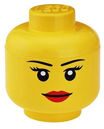 Lego Storage Head Small Girl